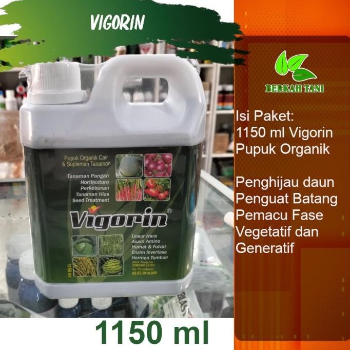 

Terlaris Vigorin 1150 Ml Vigorin 1 Liter Pupuk Organik Cair Plus Mikro Komplek