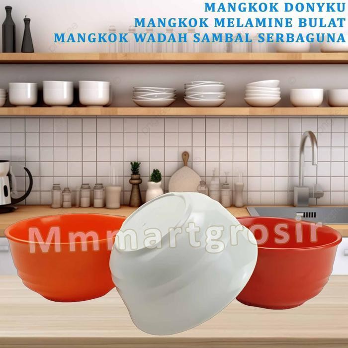 Mangkuk Donyku / Mangkuk Melamine Bulat / Mangkuk Wadah Serbaguna / Mk-1320