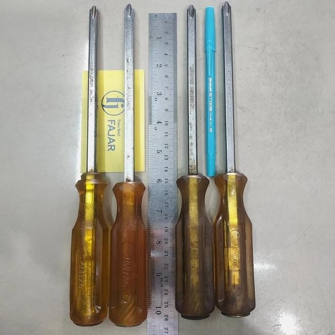 Buruan beli] Obeng ketok besar bunga plus ( + ) 8 mm x 6 inch Sunflag Sanflag