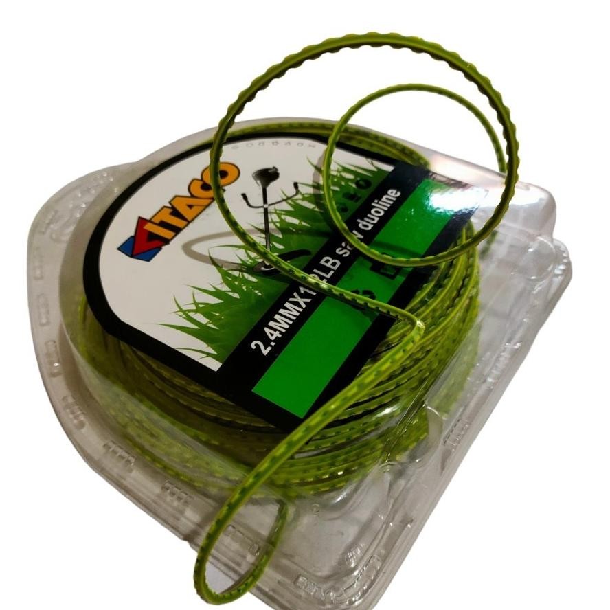 WK Senar Potong Pemotong Rumput Tajam Bergerigi - Senar Potong Rumput Super Tajam