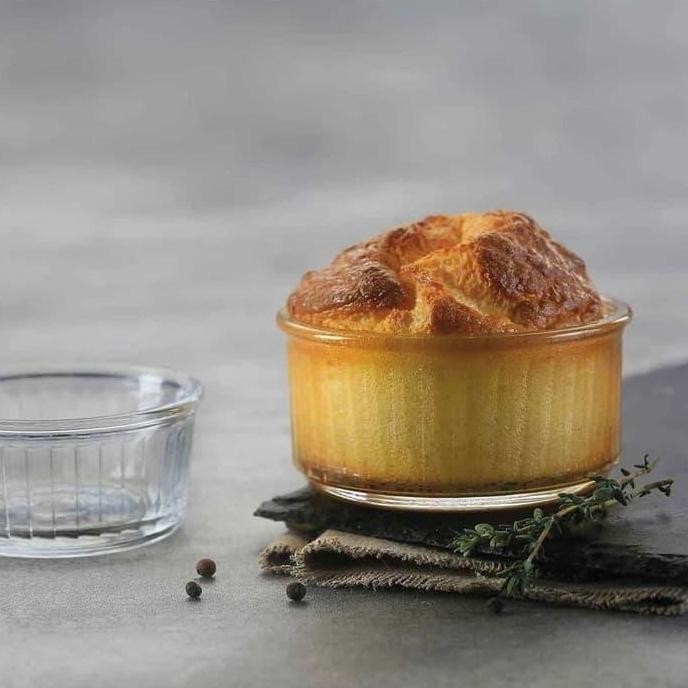 =====] Duralex Ramekin Creme Brule | Mangkuk Kaca Oven Microwave 10cm 240mL
