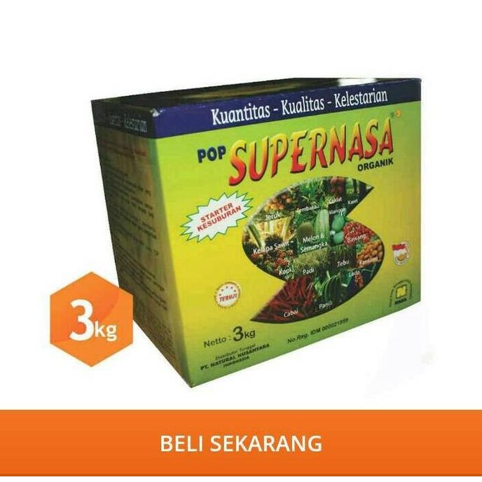 

Terlaris Pop Supernasa Besar Pupuk Organik Padat Tangerang - 3 Kg