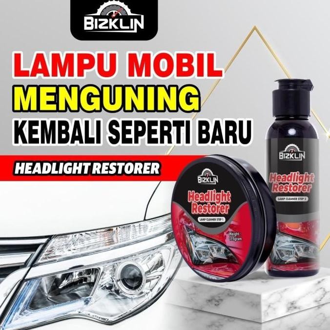 HARGA DISC - Headlamp Headlight Restorer Pengkilap Pembersih Mika Kuning Lamp Mobil