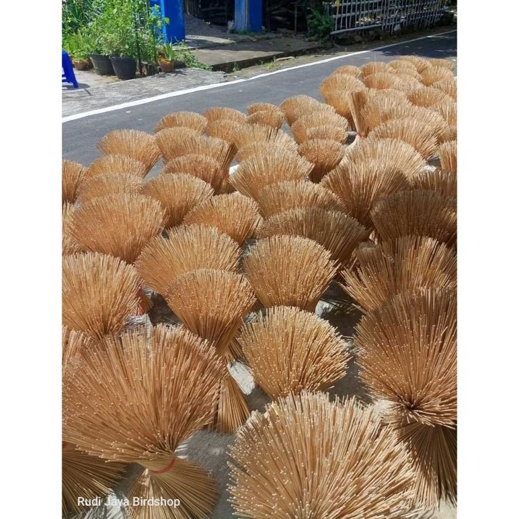 Fgk-45 Hjg-7 Ruji Jeruji Bambu Murai Untuk Sangkar Burung Murai Ukuran 2.5 Mm 1 Ikat 1 Pak Isi +- 10