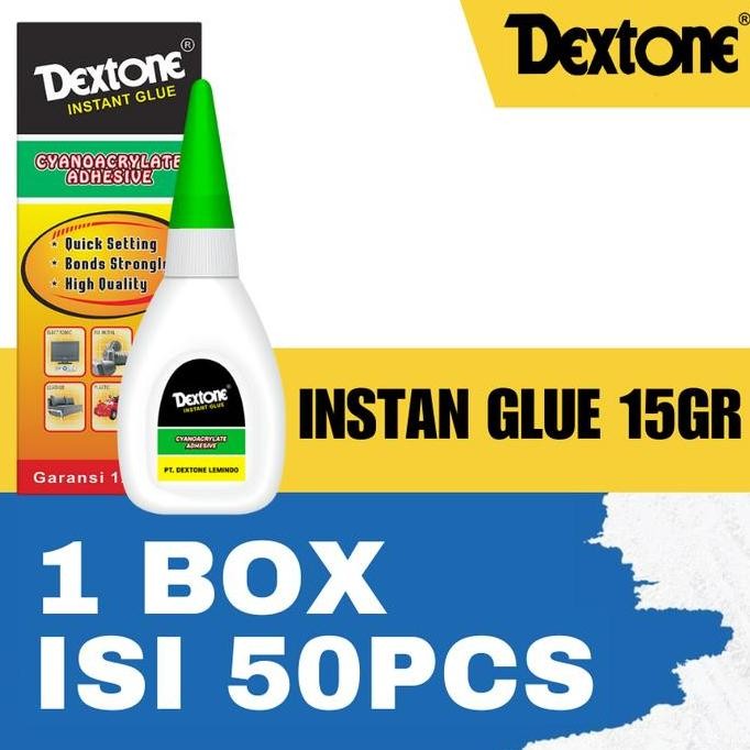 

Lem Tetes Dewa Instan Glue Dextone 1 BOX - 15 gr