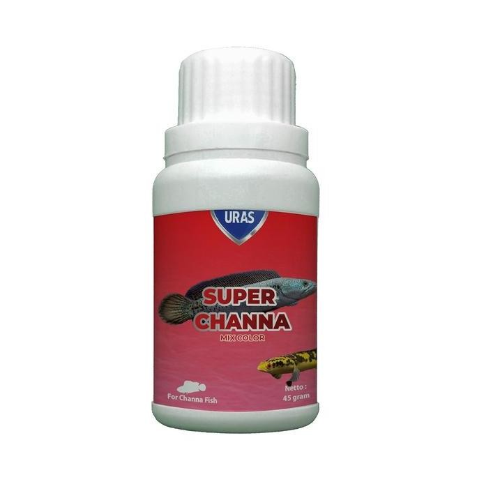 Terlaris Super Channa Mix Color 100Gram Pakan Pelet Ikan Channa Chana Maru Ori