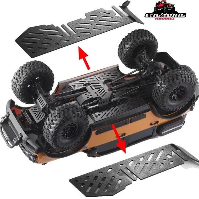 Miliki Metal Armor Side Plate Traxxas Trx4 Hb R1001