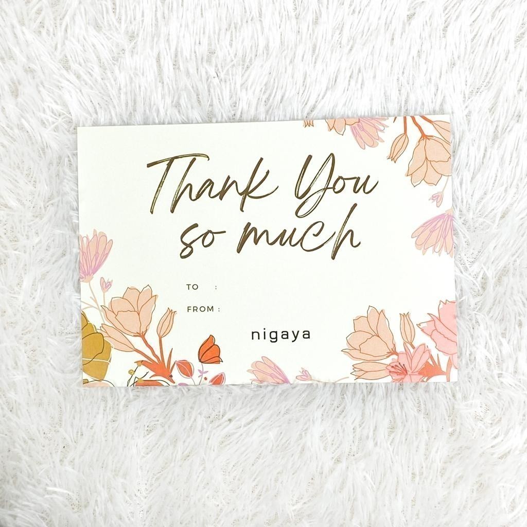 

NIGAYA - Kartu Ucapan - Thank You Card Greetings Card Natal Tahun Baru Merry Christmas Murah