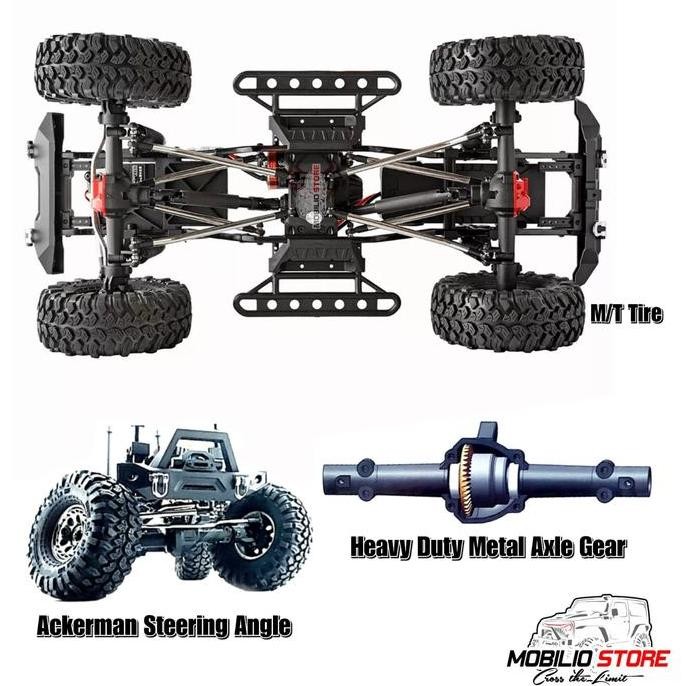Miliki Rgt Ex 86100 V2 1:10 Scale Rock Crawler Cruiser 4Wd Offroad Rtr Rc Car