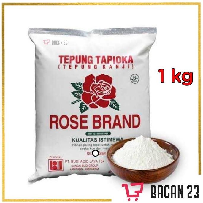 

Terlaris Tepung Tapioka Kanji Rose Brand (1Kg) / Bacan 23 - Bacan23