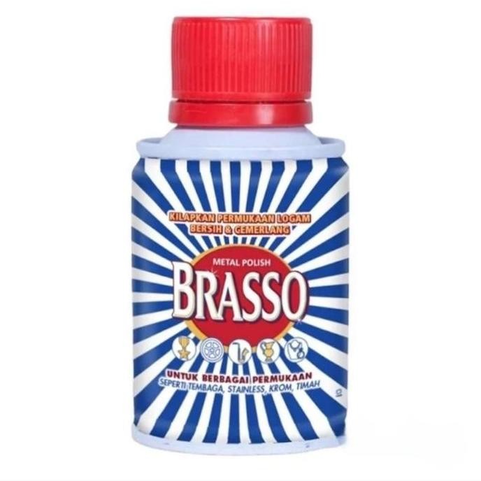 BRASSO METAL POLISH 100ML / PENGKILAP LOGAM 100 ML Car Kain PREMIUM