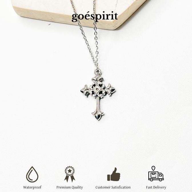 JACOB necklace / kalung salib titanium / kalung salib anti karat / kalung titanium / kalung salib vi