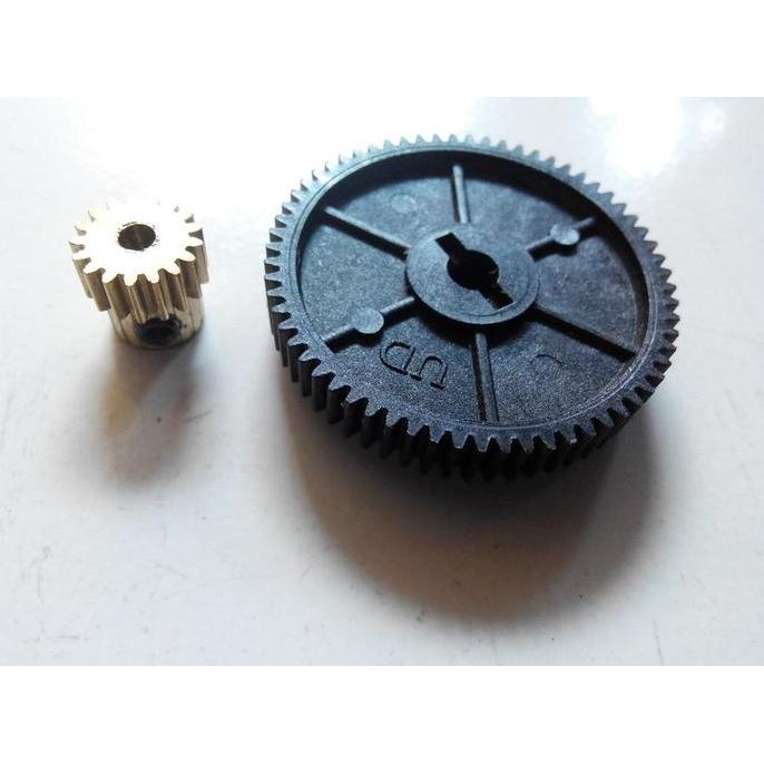 Miliki Brass Pinion & Spur Gear Hsp Brontosaurus