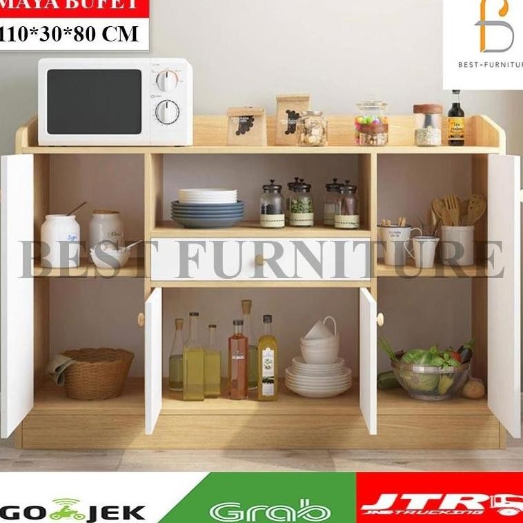 Bufet Rak Dapur Rak Multifungsi