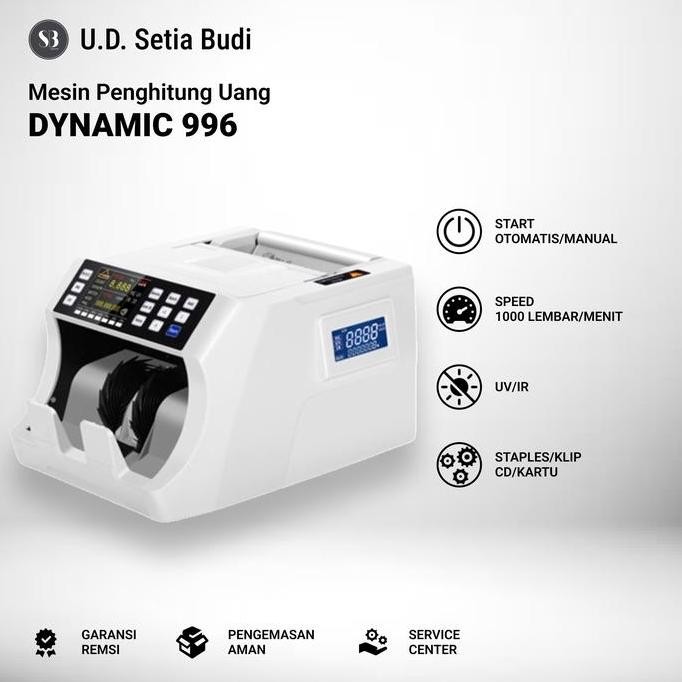 

Mesin Hitung Uang Prime Dynamic 996 Asli dan Bergaransi