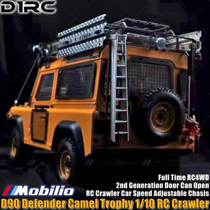 Diskon D1Rc Ds275 D90 Defender Camel Trophy 1/10 Scale 275Mm Wheelbase Rc Crawler Car Adventure