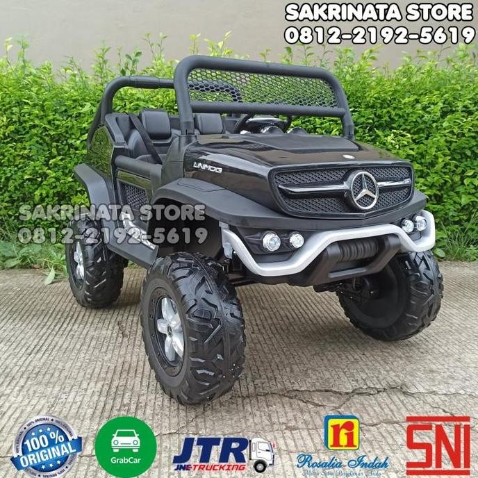 Terjangkau Mobil Mainan Aki Jeep Unimog Jumbo Lisensi Termurah Jeep Dewasa