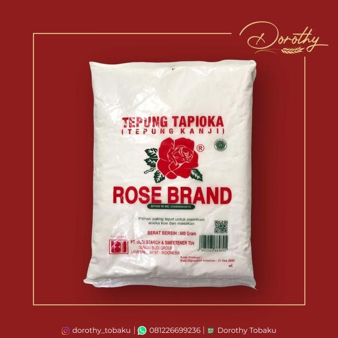 

Terlaris Tepung Tapioka / Tepung Kanji Rose Brand 500 Gr