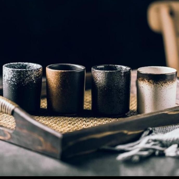 {{{{}}] Sloki Cangkir Gelas Teh Ocha Tea Kopi Latte Cappucino Keramik Porselen