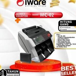 

BEBAS ONGKIR - Iware MCO2 Money Counter Mesin Pengihitung Uang Bill Iware MC-02 UV MG IR Serial