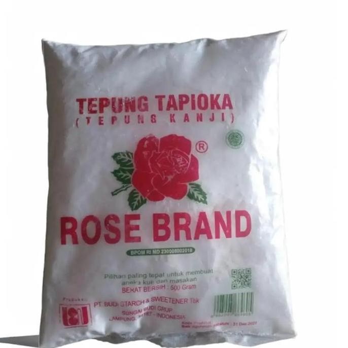 

Terlaris Tepung Tapioka Rose Brand 500 Gram Tepung Kanji Pizza