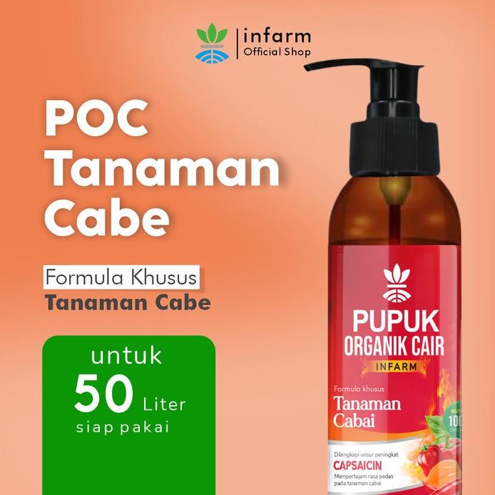 

Terlaris Infarm - Pupuk Organik Cair Tanaman Cabai 100 Ml Poc Kompos