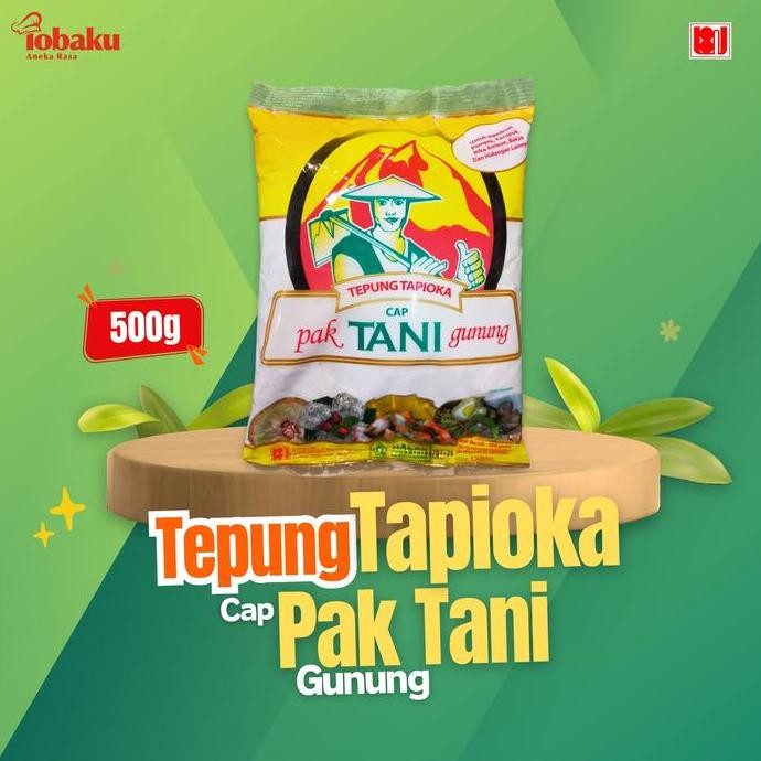 

Terlaris Tepung Tapioka Cap Pak Tani Gunung 500G - Tepung Kanji
