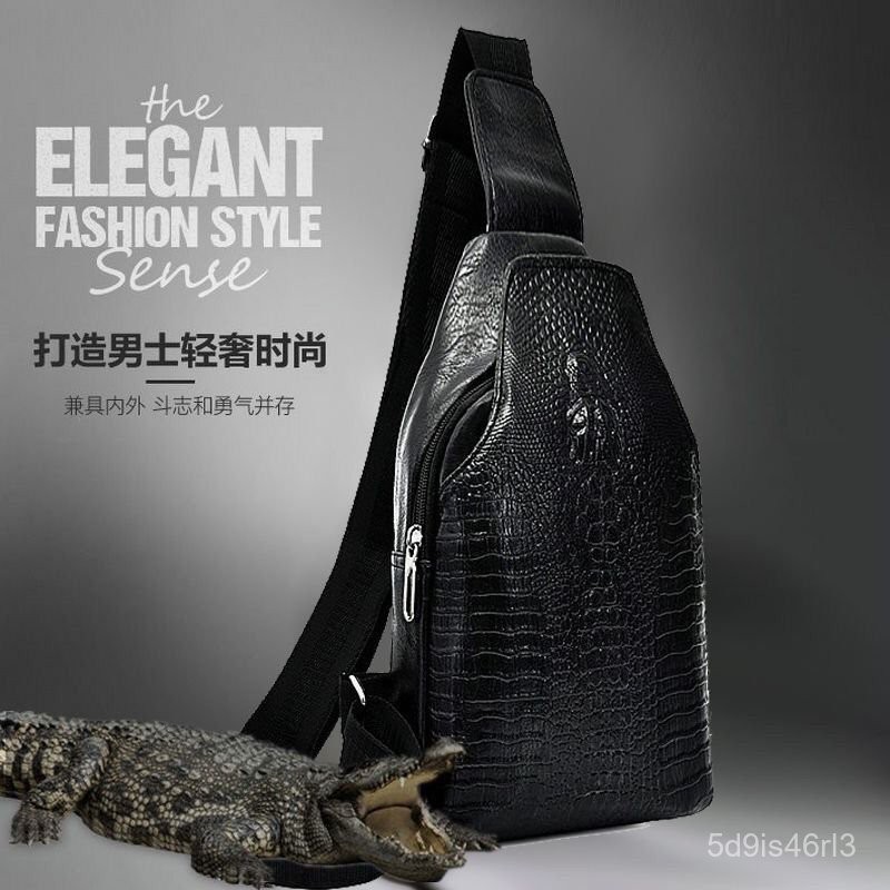 Tas Dada Kulit Buaya Pria Baru Tas Selempang