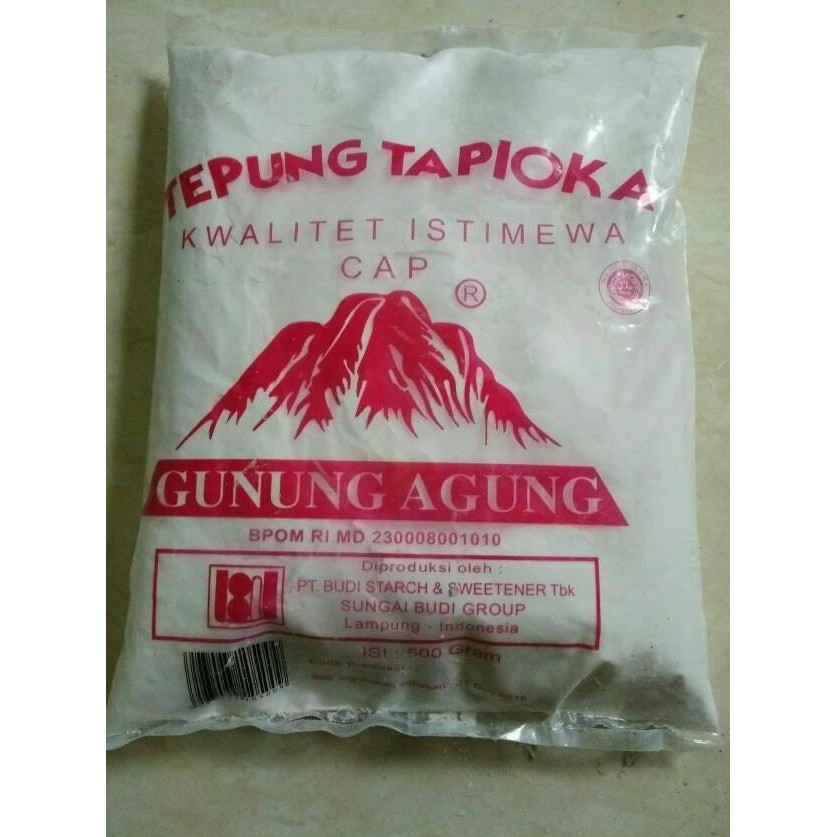 

Terlaris Tepung Tapioka+Tepung Kanji Gunung Agung 500Gr+Untuk Menbuat Cimol