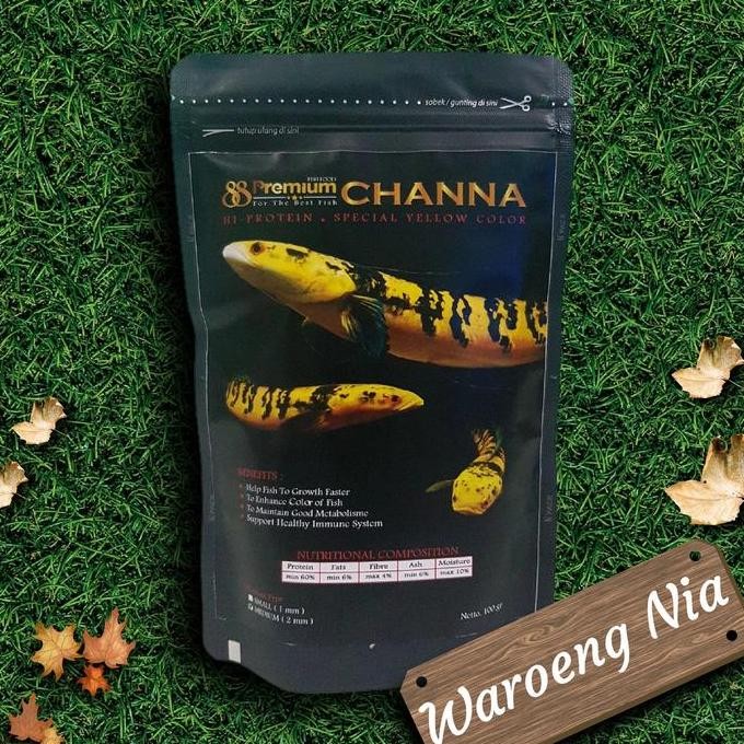 Terlaris Pelet Ikan Premium 88 Yellow Channa / Pakan Ikan Channa Maru Ys