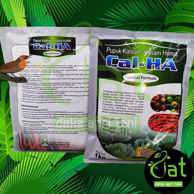 

Terlaris Pupuk Calsium Plus Asam Humat Cal Ha 1Kg - Meningkatkan Kekuatan Jaringan Tanaman - Padi, Tanah, Bunga