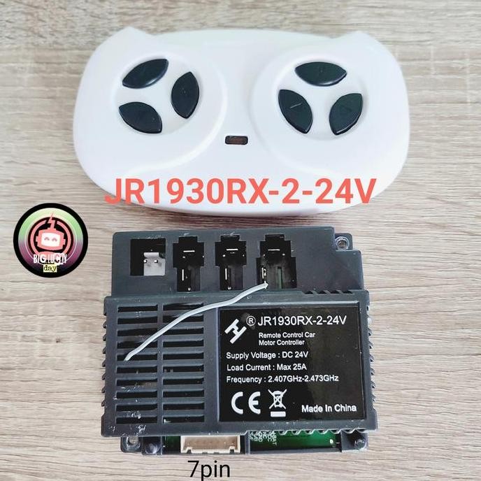 Spesial Remot Receiver Jr1930Rx-2-24V 7Pin / Jr1930Rx-4P-24V 25A Mobilan Aki