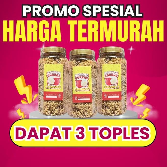 

DAPAT 3 BOTOLBAWANG MERAH GORENG ASLI TANPA CAMPURAN Msg Bahan Masakan