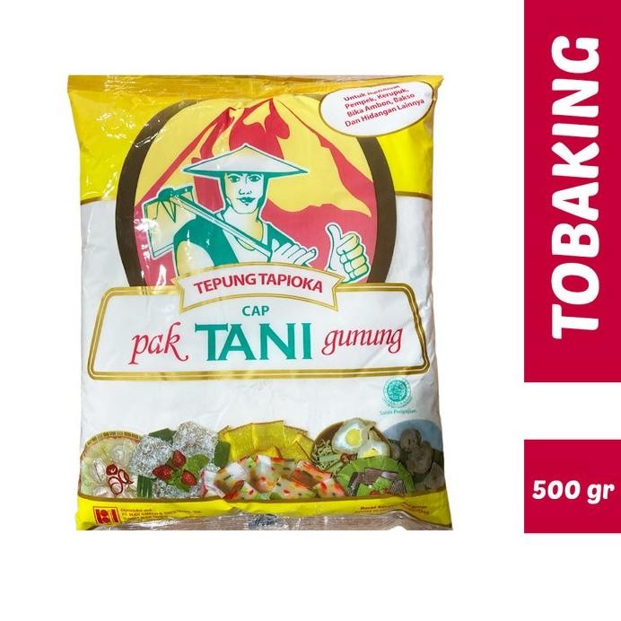 

Terlaris Murah Tepung Tapioka Pak Tani Gunung 500Gr Tepung Kanji Tani