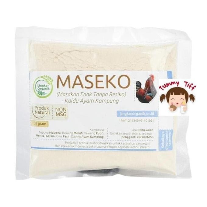 

Maseko REFILL Kaldu Organik AYAM Non MSG Lingkar Organik 100 gr
