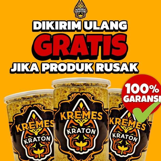 

[BELI 3 GRATIS 1] Bundle Kremes Keju , Kremes Ori , Tempe Kremes, Kremes Pedas "Kremes Kraton