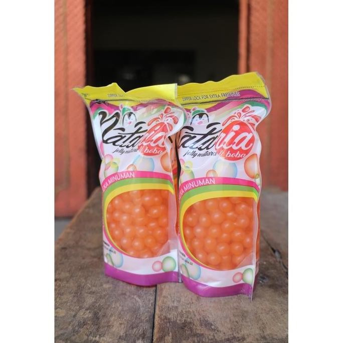 

Popping Boba Mango 500gr | Supplier Topping Minuman Bubble Drink