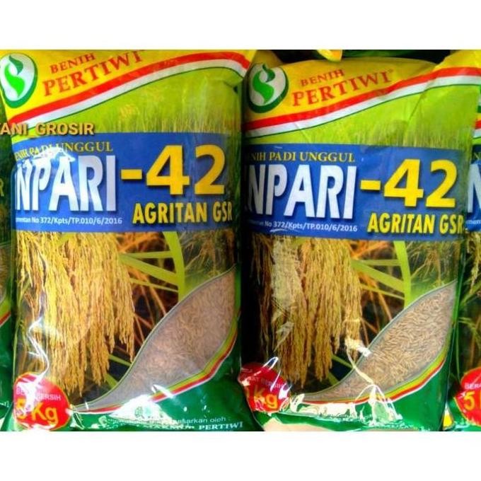 

Terlaris Terbaru Cap Pertiwi Benih Padi Unggul Inpari 42 Agritan Gsr 5Kg