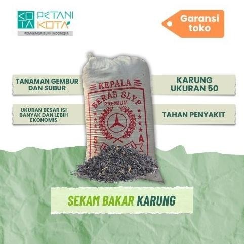 

Terlaris Media Tanam Sekam Bakar Karung Platik 25 Arang Kulit Padi Permentasi