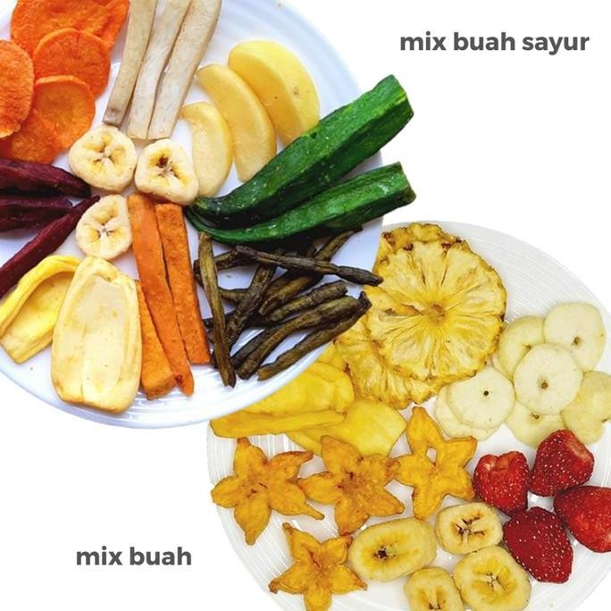 

Crunchy Veggie Snack Keripik Sayur Buah Krispi Cemilan Diet Snack Diet