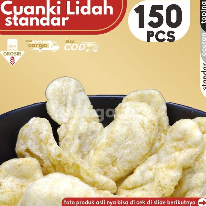 

Cuanki Lidah 150pcs Toping Baso Aci, Seblak khas Garut