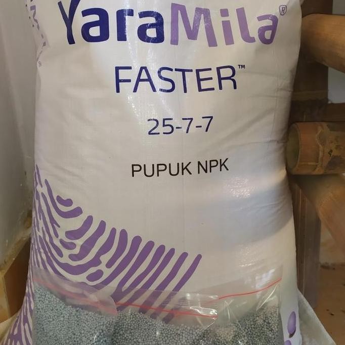 

Terlaris Pupuk Npk Pertumbuhan Yaramila Faster 25 7 7 Repack 1 Kg