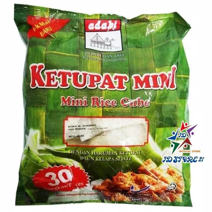 

Ketupat mini adabi Instant isi 30 pcs Food EXP JULI 2026