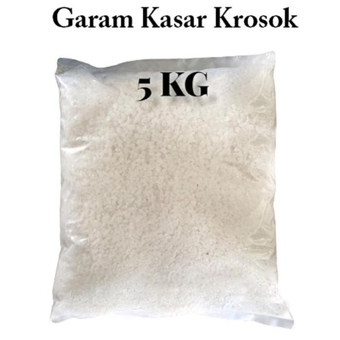 

Terlaris Garam Kasar 5 Kg / Garam Krosok / Garam Murni Asli / Garam Kolam Garam Pupuk Garam Aquarium / Garem Kasar Kristal Krosok Non Yodium Vitamin Ikan
