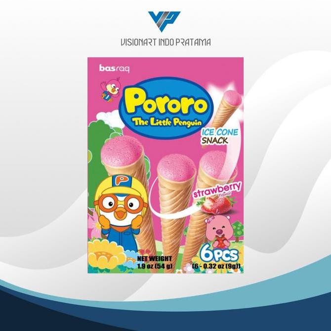 

pororo ice cone snack strawberry