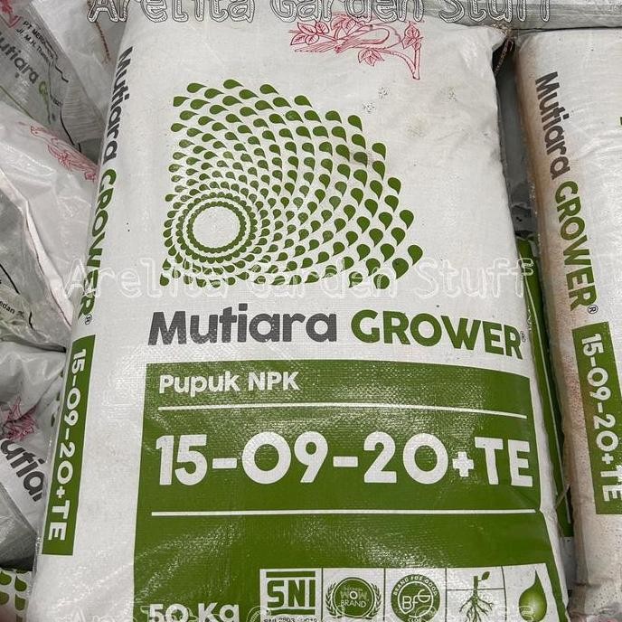 

Terlaris Pupuk Npk Mutiara Grower 15-09-20+Te Repack 1Kg Untuk Pertumbuhan Optimal Buah-Buahan