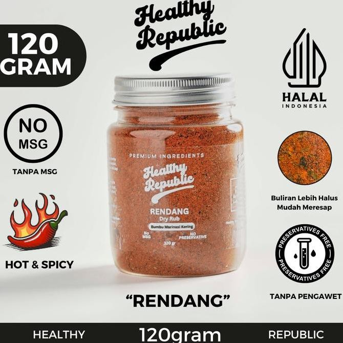 

Healthy Republic Bumbu Marinasi Dry Rub 60 Gram Serba Guna No MSG HALAL