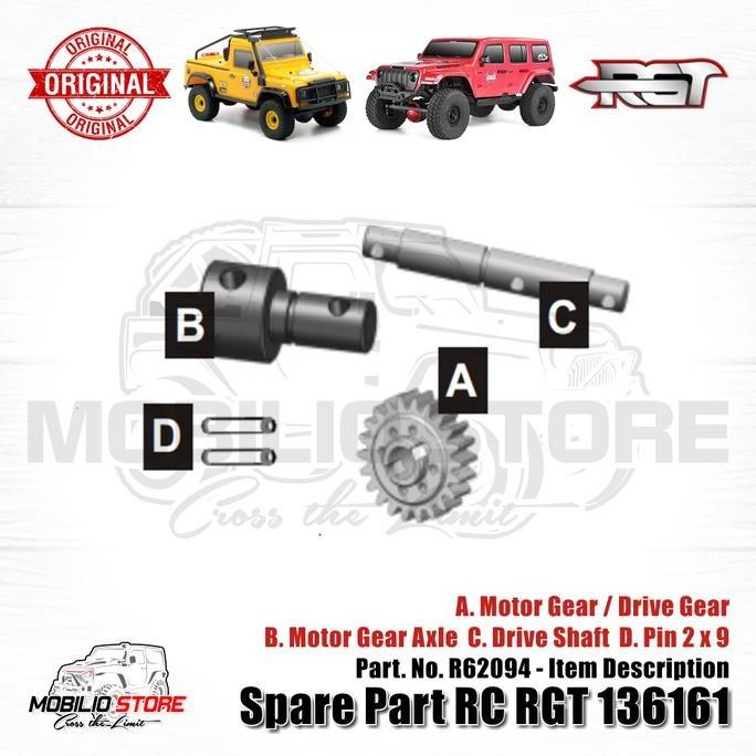 Terjangkau Sparepart Original R62094 Drive Gear Set Rc Crawler Rgt 136161 Jl/Df