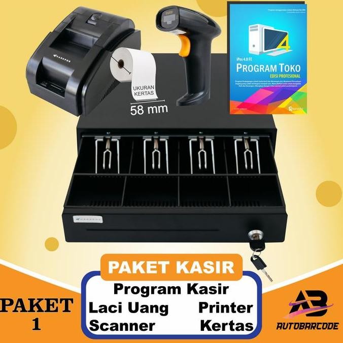 

BEBAS ONGKIR - Paket Program Printer Kasir untuk TOKO, GUDANG, MINIMARKET 04