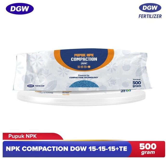 

Terlaris [Beli 5 Gratis Kaos Dgw] Dgw - Pupuk Npk Compaction 15-15-15-Te @500 Gram